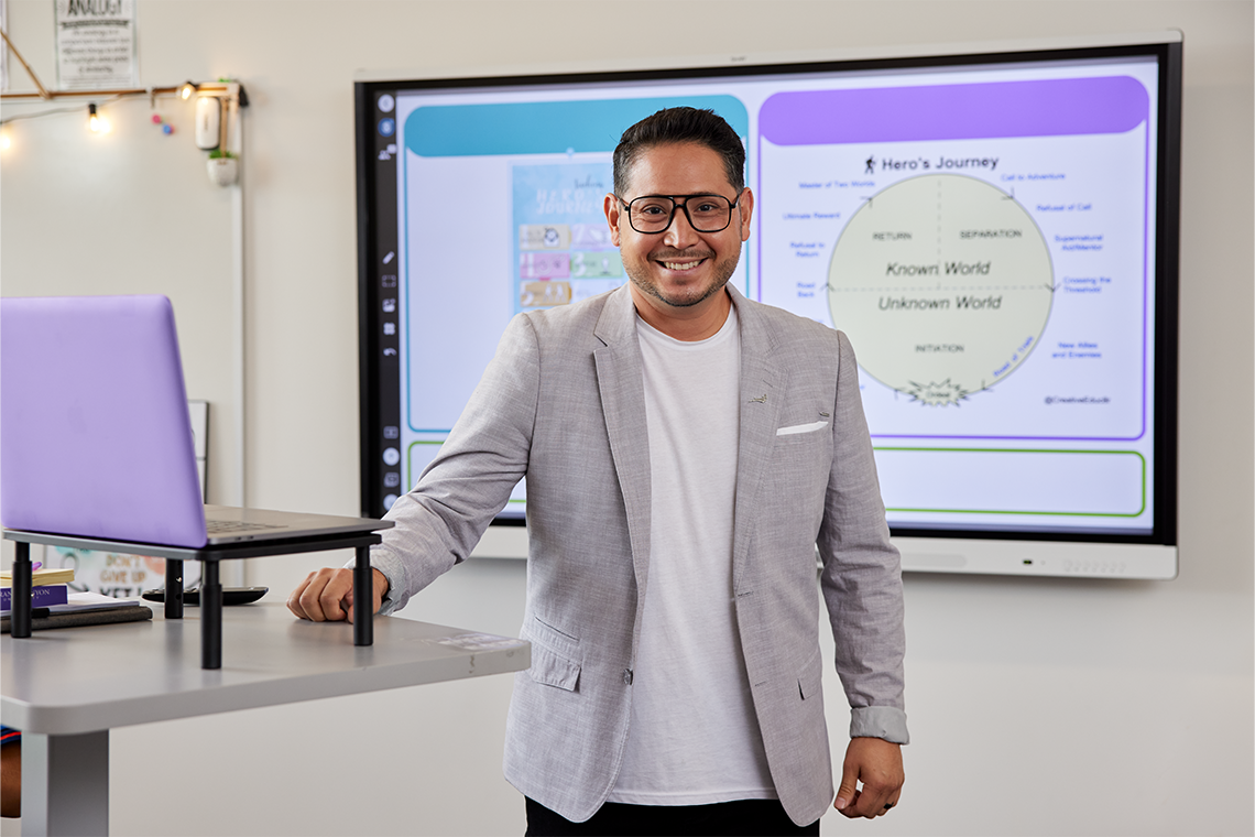 Career Opportunities - Man in classroom